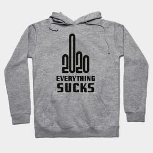 202 Everything Sucks Black Hoodie